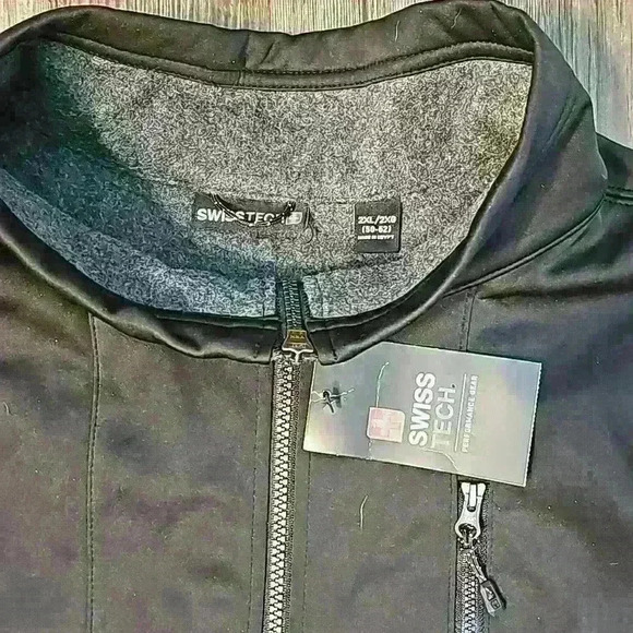 Mens Swiss Tech Softshell Utility Performance Jacket XXL - Picture 2 of 6